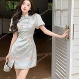  [Vải MM] [312] Vải Tafta Gấm Hồ Điệp Cao Cấp Chính Phẩm Mướt, Mát May Áo, Áo Dài, Váy, Đầm, Set Bộ (giá bán 0.5m) 