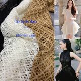  [Vải MM] (229) Vải Tơ Lưới Đan Thoi Thiết Kế Lên Đầm, Váy, Set Bộ, Áo Dài Cần Lót (Giá Bán 0.5m) 