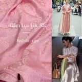  [Vai MM] (318) (Giá 0.55m) Vải Gấm Lụa Lục Sắc Cao Cấp Lên Áo Dài, Bà Ba, Váy, Đầm, Bộ Thiết Kế Cao Cấp 