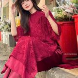  [Vải MM] (233) (Giá 0.5m) Vải Tơ Lông Vũ Mềm, Mịn, May Áo Dài, Váy, Đầm, Áo Kiểu 