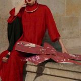  [Vải MM] (320) (Giá 0.55m) Vải Lụa Tơ Trâm Anh Đa Sắc Cao Cấp Lên Áo Dài, Bà Ba, Váy, Đầm, Bộ Thiết Kế 