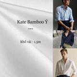  [Vai MM] (423) Vải Kate Bamboo Ý Mềm, Mát, Chống Nhăn May Sơ Mi Nam, Nữ Cao Cấp 