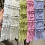  [Vải MM] [702](Giá 0.5m) Vải Thun Sóng Viền Co Giãn 4c May Áo, Váy, Đầm Thời Trang 