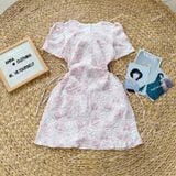  [Vải MM] [330] Vải Gấm Xốp Hoa Hồng Lên Áo, Váy, Đầm, Set Bộ, Áo Dài Thiết Kế (Giá Bán 0.5m) 