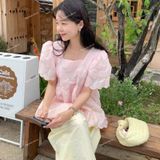  [Vải MM] [227] Vải Tơ Hoa 3D Nhẹ, Mát Lên Áo Dài, Đầm, Váy, Set Bộ Thiết Kế (Giá Bán 0.5m) 