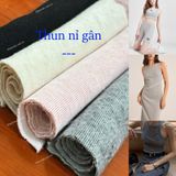  [Vải MM] [750] Vải Thun Nỉ Gân Co Giãn 4 Chiều May Áo, Váy, Đầm, Set Bộ (Giá bán 0.5m) 