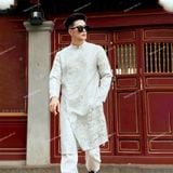  [Vải MM] [313] Vải Tafta Gấm Xà Cừ Cao Cấp May Áo, Áo Dài, Váy, Đầm, Set Bộ (giá bán 0.5m) 