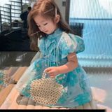  [Vải MM] [225] Vải Tơ Gấm Hoa Mai Cao Cấp May Áo Dài, Váy, Đầm Thiết Kế (Giá Bán 0.5m) 
