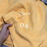  [Vải MM] [180] Vải Xô Muslin 2 Lớp Mềm, Mát, Thấm Hút Tốt May Đồ Cho Bé, Quần, Váy, Đầm (Giá Bán 0.5m) 