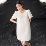  [Vải MM] (314) Vải Tafta Vân Gỗ Sang Trọng, Không Giãn Lên ÁI Dài, Váy, Đầm Thiết Kế (Giá bán 0.5m) 