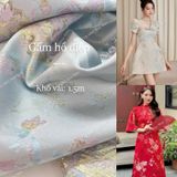  [Vải MM] [312] Vải Tafta Gấm Hồ Điệp Cao Cấp Chính Phẩm Mướt, Mát May Áo, Áo Dài, Váy, Đầm, Set Bộ (giá bán 0.5m) 