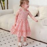  [Vải MM] [414] Vải Caro Hoa Nhí Mùa Hè Lên Áo, Quần, Váy, Đầm, Set Bộ (Giá Bán 0.5m) 