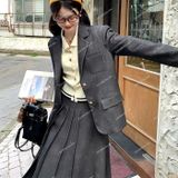  [Vải MM] [506] Vải Xước Hoa Nổi Giãn Nhẹ Lên Quần Tây, Vest, Váy, Đầm, Set Thiết Kế (Giá 0.55m) 