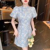  [Vải MM] [313] Vải Tafta Gấm Xà Cừ Cao Cấp May Áo, Áo Dài, Váy, Đầm, Set Bộ (giá bán 0.5m) 