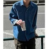  [Vải MM] [ 805](Giá 0.55m) Vải Jean Sớ Lớn May Áo, Quần, Váy, Đầm Thời Trang 