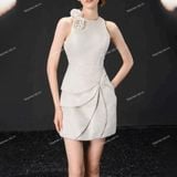  [Vải MM] (314) Vải Tafta Vân Gỗ Sang Trọng, Không Giãn Lên ÁI Dài, Váy, Đầm Thiết Kế (Giá bán 0.5m) 