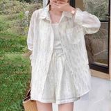  [Vải MM] [156] Vải Đũi Lạnh Xước Mềm, Mát, Chống Nhăn Lên Sơ Mi, Váy, Đầm, Set Bộ Không Cần Lót (Giá bán 0.5m) 