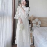  [Vải MM] (233) (Giá 0.5m) Vải Tơ Lông Vũ Mềm, Mịn, May Áo Dài, Váy, Đầm, Áo Kiểu 