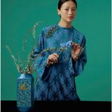  [Vai MM] (318) (Giá 0.55m) Vải Gấm Lụa Lục Sắc Cao Cấp Lên Áo Dài, Bà Ba, Váy, Đầm, Bộ Thiết Kế Cao Cấp 