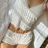  [Vải MM] [700] Vải Thun Tăm In Họa Tiết Co Giãn 4 Chiều May Áo, Đồ Ngủ, Váy, Đầm Thiết Kế (Giá bán 0.5m) 