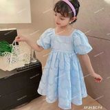 [Vải MM] [227] Vải Tơ Hoa 3D Nhẹ, Mát Lên Áo Dài, Đầm, Váy, Set Bộ Thiết Kế (Giá Bán 0.5m) 