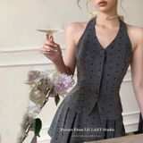  [Vải MM] [503] (Giá 0.55m) Vải Quần Tây Sọc Đứng Nơ 11 li Hack Dáng Lên Quần Tây, Vest, Ghi lê, Set Bộ Sang Trọng 