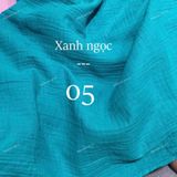  [Vải MM] [180] Vải Xô Muslin 2 Lớp Mềm, Mát, Thấm Hút Tốt May Đồ Cho Bé, Quần, Váy, Đầm (Giá Bán 0.5m) 