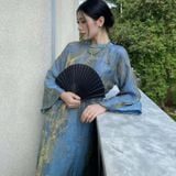  [Vải MM] (319) (Giá 0.55m) Vải Lụa Tơ Tencel Đa Sắc Cao Cấp Lên Áo Dài, Bà Ba, Váy, Đầm, Bộ Thiết Kế 