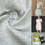  [Vải MM] (314) Vải Tafta Vân Gỗ Sang Trọng, Không Giãn Lên ÁI Dài, Váy, Đầm Thiết Kế (Giá bán 0.5m) 