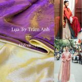  [Vải MM] (320) (Giá 0.55m) Vải Lụa Tơ Trâm Anh Đa Sắc Cao Cấp Lên Áo Dài, Bà Ba, Váy, Đầm, Bộ Thiết Kế 