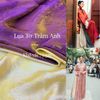  [Vải MM] (320) (Giá 0.55m) Vải Lụa Tơ Trâm Anh Đa Sắc Cao Cấp Lên Áo Dài, Bà Ba, Váy, Đầm, Bộ Thiết Kế 