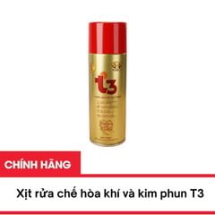 Xịt Rửa T3 - Xịt rửa Kim Phun, Họng Ga, Chế Hòa Khí