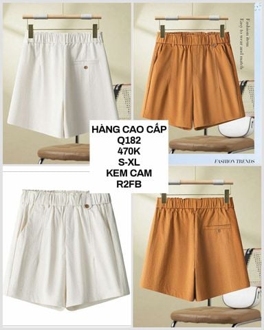  Quần short lưng thun Q182 