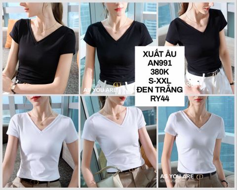  Áo thun cổ tim AN991 