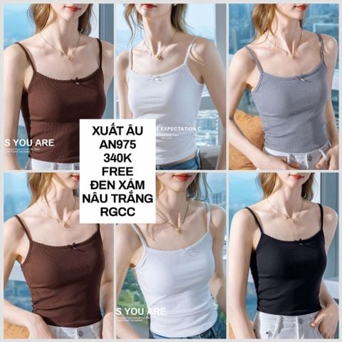  Áo 2 dây nơ AN975 