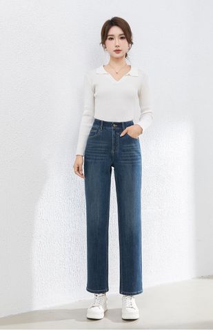  Quần jean 9 tấc ống đứng Q185 