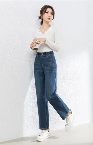  Quần jean 9 tấc ống đứng Q185 