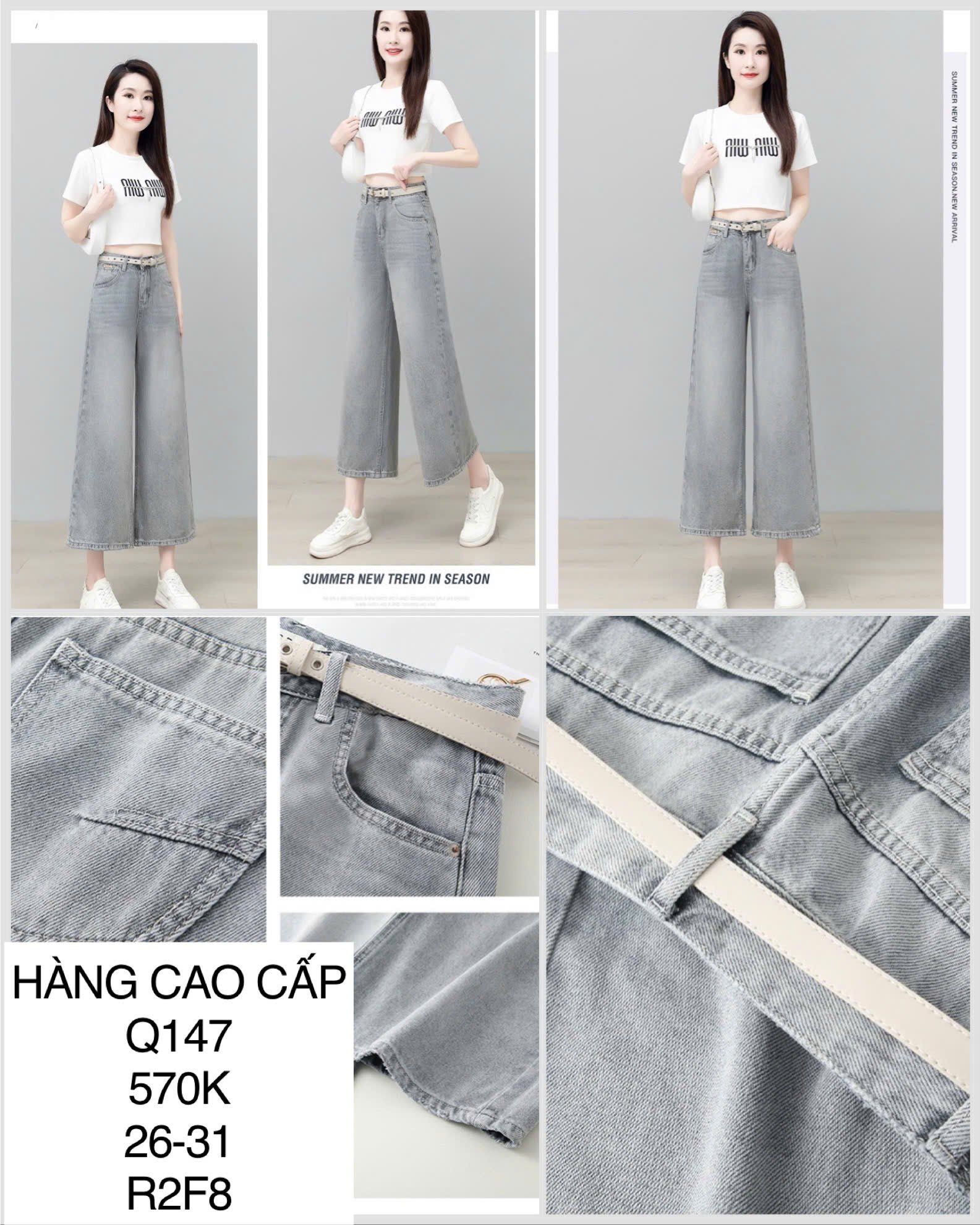  Quần jean lửng Q147 
