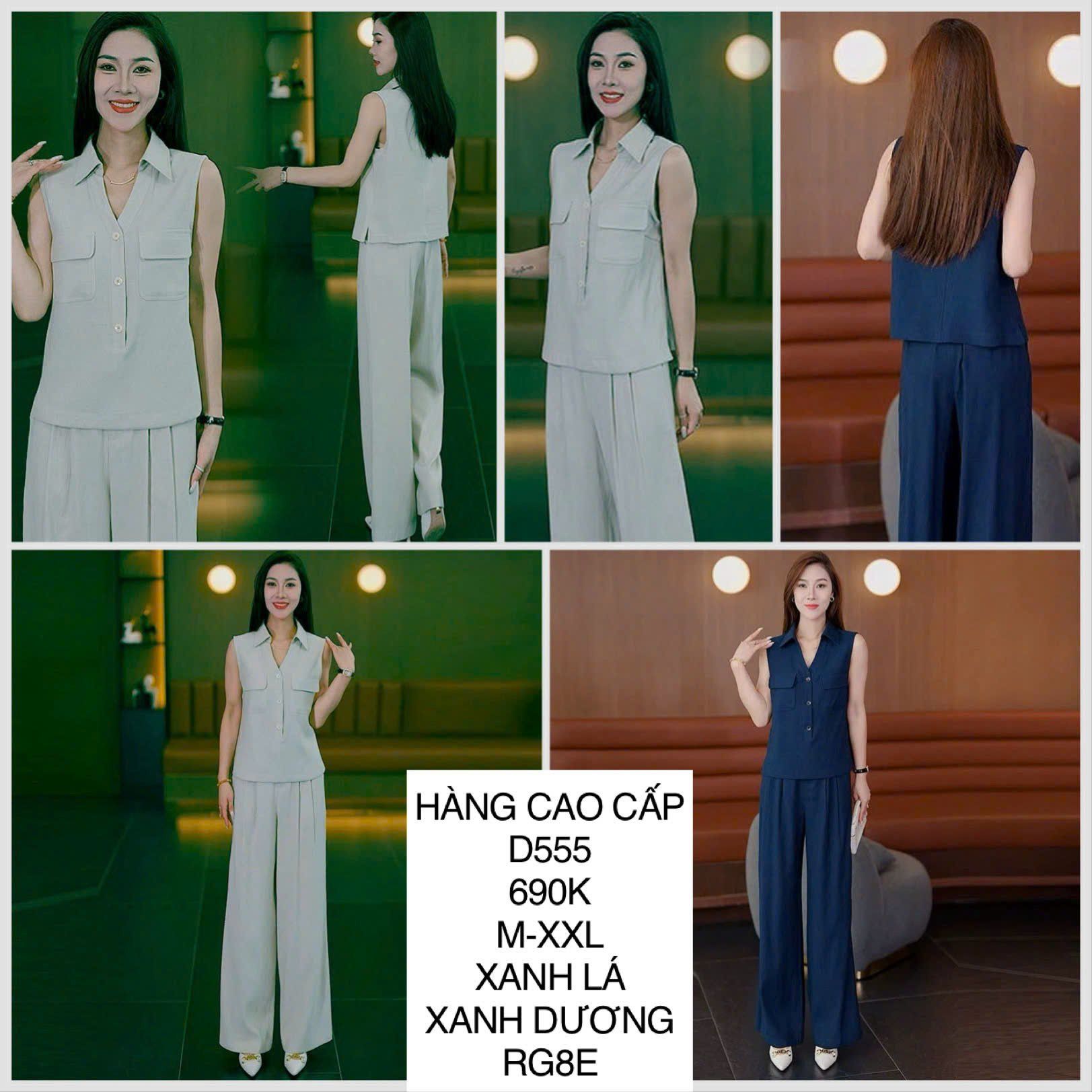  Set áo quần túi nắp D555 