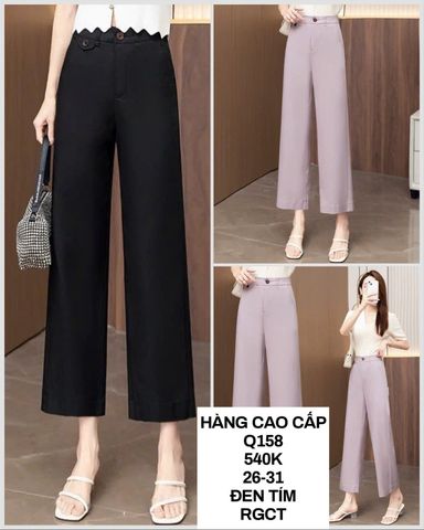  Quần lửng túi đính nút Q158 