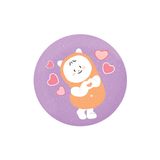  Huy hiệu cài áo Moni đáng yêu 