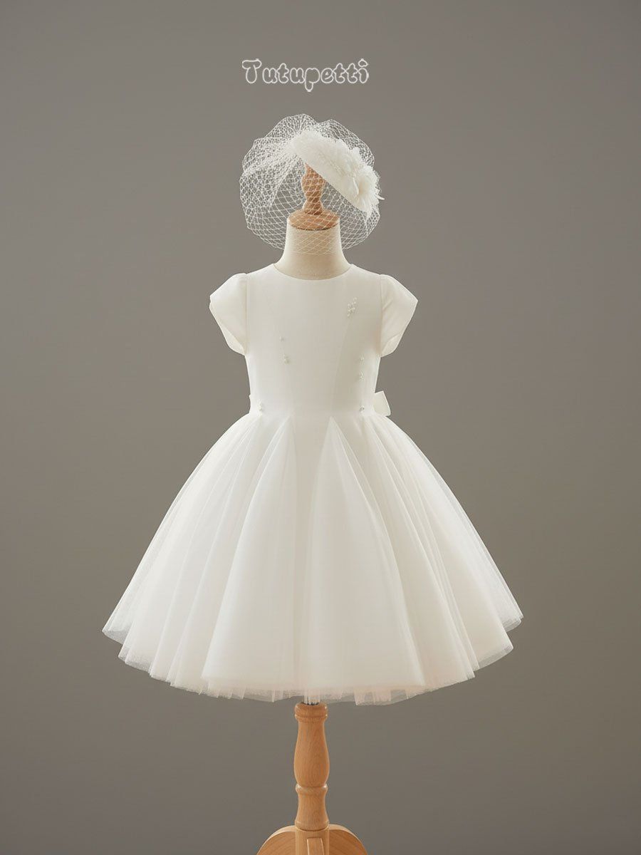  P25_24. Đầm Công Chúa Sang Trọng Trắng 