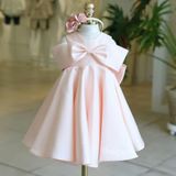  P24_137. Đầm Hàn Quốc Nơ Hồng 