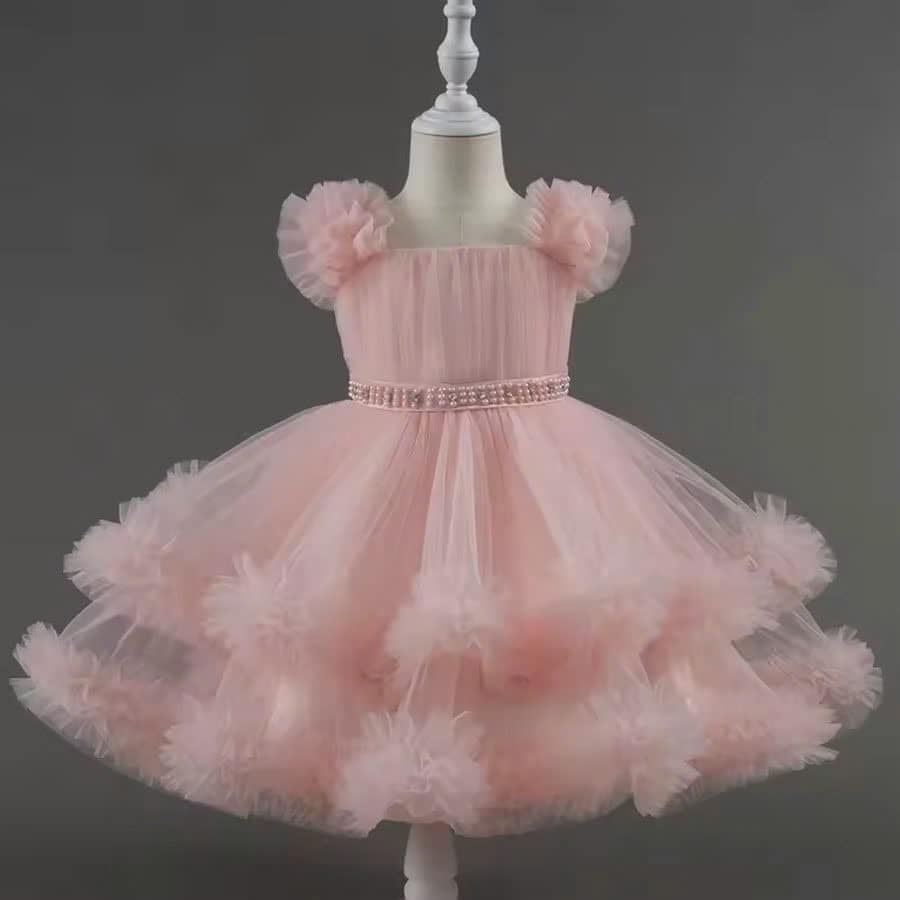  P25_161. Đầm Công Chúa Bồng Bềnh Dâu 