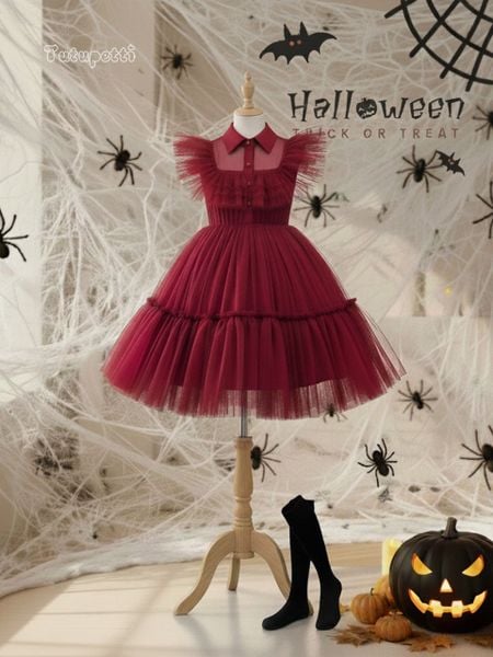  P23_350. Đầm công chúa Bloody Mary Đỏ 