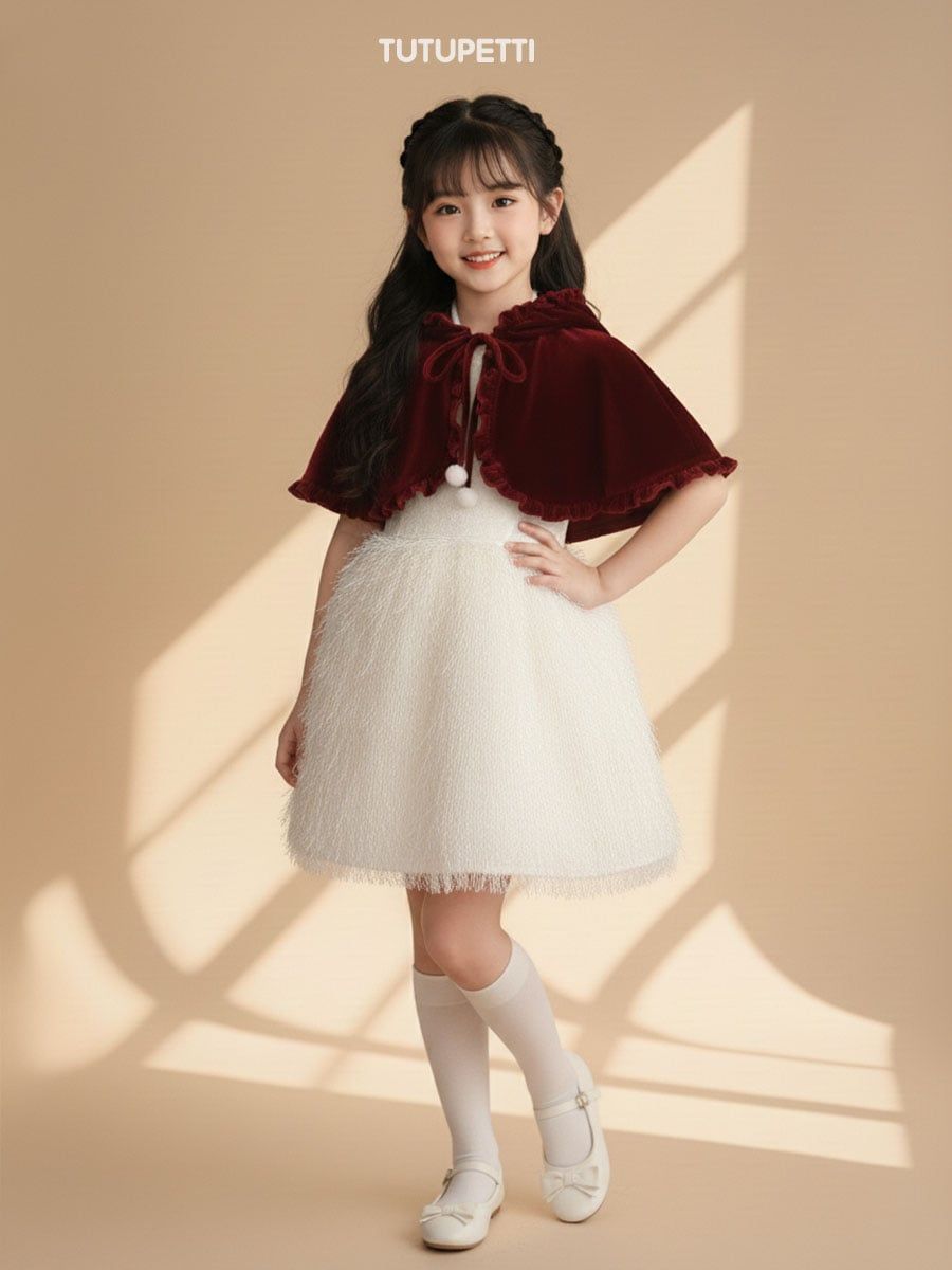  AK26_01. Áo Khoác Nhung Đỏ 