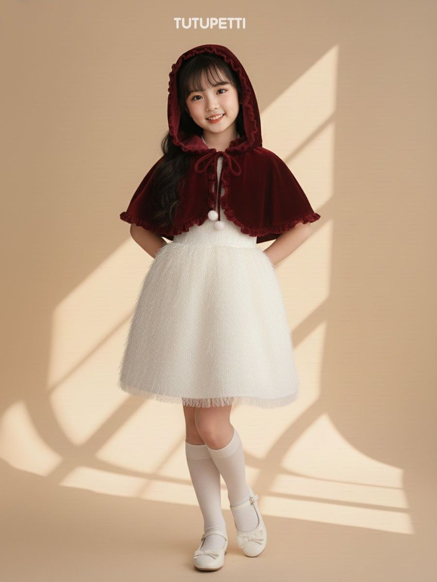  AK26_01. Áo Khoác Nhung Đỏ 