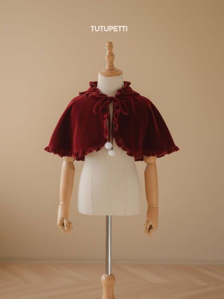  AK26_01. Áo Khoác Nhung Đỏ 