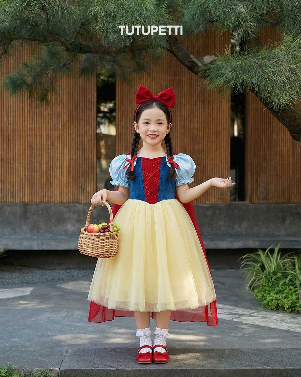  P23_143. Đầm Công Chúa Bạch Tuyết 