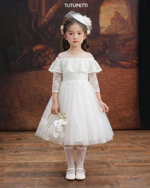  P26_25. Đầm Công Chúa Dự Tiệc Sang Trọng 